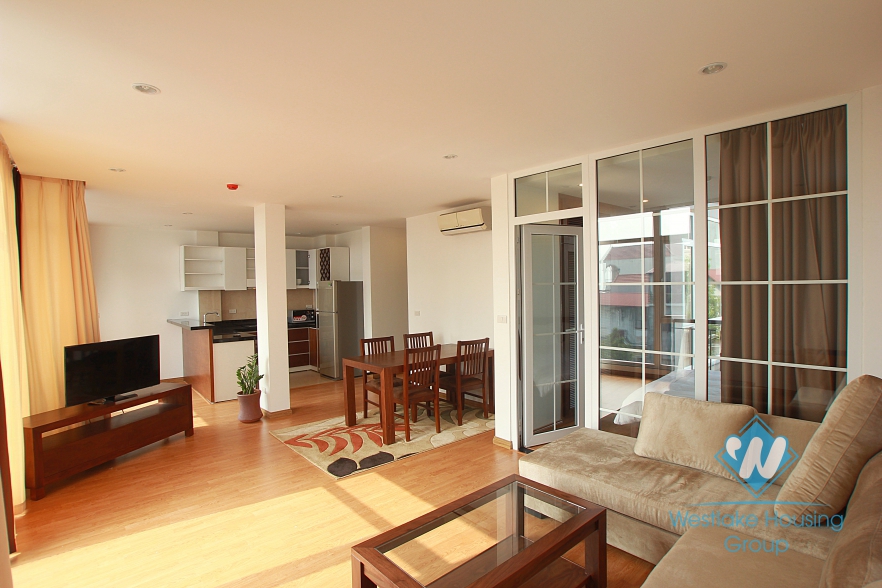High quality and brand new apartment with 3 bedrooms for rent in Tay Ho area.